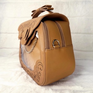 กระเป๋าสะพายข้างวินเทจ Ita หนัง PU สะพายไหล่หรือถือได้ 3 แบบ ปักลาย Lolita ITA-Bag - Product Image 1