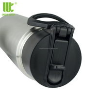 Unique Group 24oz Bouteille de fitness en acier inoxydable avec isolation sous vide à double paroi et couvercle pour le sport Camping Drinkware