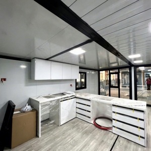 Casa Modular de Acero de Diseño Moderno y Lujoso, Villa de 3 Dormitorios Expandible, <span class=keywords><strong>Ideal</strong></span> para Glamping y Resorts, con Remolque - Product Image 3