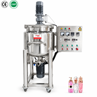 Machine à fabriquer du shampoing 50L 100L 200L Ligne de production de savon liquide Cuve de mélange en acier inoxydable