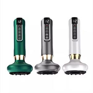 Perangkat pijat terapi Guasha punggung tampilan Led, alat pemijat cangkir vakum listrik pintar - Product Image 1