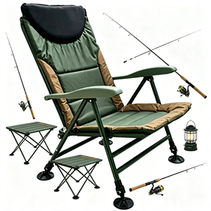 Sedia da Pesca Leggera in Alluminio Pieghevole Portatile per <span class=keywords><strong>Campeggio</strong></span> Esterno, Arredamento per Cucina, Sala da Pranzo e Palestra con Garanzia Commerciale - Product Image 2