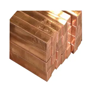 Barra quadrada de cobre vermelho/preço do medidor de haste