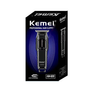 เครื่องตัดผมไฟฟ้าเคเมอิปรับความยาวได้ ปรับได้ พร้อมจอ LCD ชาร์จไฟได้ เครื่องตัดผมมืออาชีพสำหรับผู้ชาย - Product Image 2