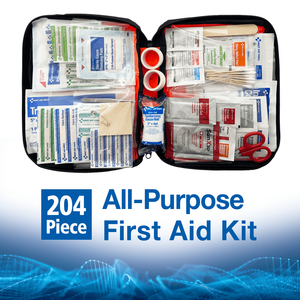 Kit de Primeros Auxilios Portátil de 205 Piezas para Emergencias en Carretera, Hogar, Oficina y Viajes, para Senderismo y Camping - Product Image 6