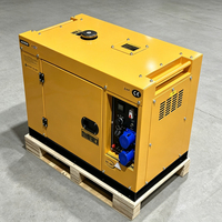 Petit Générateur Diesel Portable Max 6KW, Alternateur AC en Cuivre Pur, Sortie Stable, Démarrage Électrique, Alimentation de Secours pour Maison et Ferme