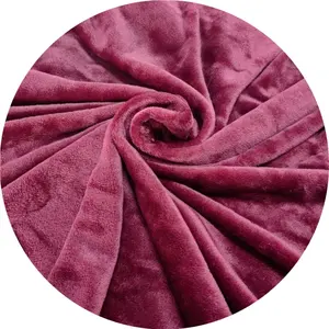 China wholesale 100 polyester super soft flannel fleece fabric manufacturer