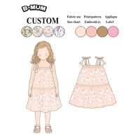 Nouvelle Robe Tutu de Pâques pour Filles 2-10 Ans, en Tulle Superposé Pêche avec Nœud à Pompons, Bretelles Spaghetti Ajustables, Logo Personnalisé