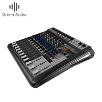 Contrôleur DJ GAX-S8 Pro 8 canaux avec 256 effets de réverbération DSP BT 5.0 Mixeur USB USB pour karaoké Spectacle professionnel sur scène