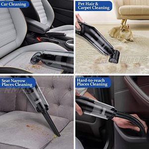 Aspirateur sans fil pour voiture, mini aspirateur à aspiration cyclonique, rechargeable par USB, aspirateur portable sans fil pour la maison et le bureau - Product Image 4