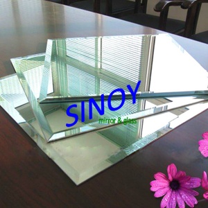 Diamond Fancy Frameless Beveled <b>Edge</b> Home Decors Cut Silver Mirror for Background Wall Decoration Glass in Any Shape - Product Image 6