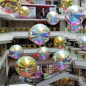 Esfera Inflable Plateada Gigante para Decoración Publicitaria, Bola de Espejo Reflectante, Globo para Festivales, Fiestas, Espectáculos, Discotecas - Product Image 3