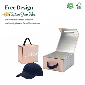 Confezione di Lusso per Cappelli, Ordine Minimo <span class=keywords><strong>50</strong></span> Pezzi, Personalizzabile, Premium, per Esposizione, Spedizione, Regalo e Packaging - Product Image 1