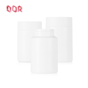 Leading Brands Choice HDPE Oblique Shoulder Jar 90ml 120ml Frosted Medicine Bottle Pull Ring Cap for Calcium <b>Magnesium</b> - Product Image 1