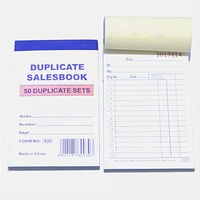 Carnet de factures et reçus autocopiants 3 ou 4 feuillets, 100% pâte de bois, format personnalisé, options multicolores, MOQ 100 carnets, Marque LXF/UNIFON