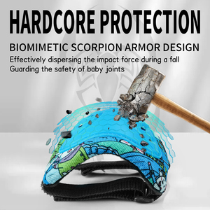 Ensemble de protections complètes pour patins à roulettes et skateboard, avec logo personnalisé OEM, coussinets antidérapants épais, genouillères et coudières en gros - Product Image 5