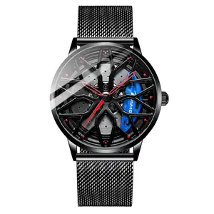 Men's watches high-grade authentic wheel hub watch three-dimensional hollow C63 forged men's quartz watch