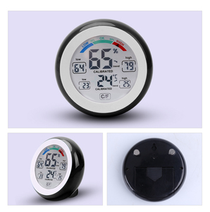 Tiên tiến Vòng nhiệt-ẩm kế màn hình cảm ứng thoải mái trong nhà Meter cho độ ẩm chính xác theo dõi nhiệt độ - Product Image 3