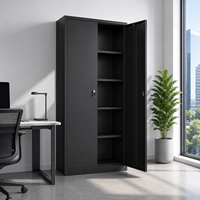 Armoire de classement métallique en acier pour bureau à domicile, avec tiroirs verrouillables, pour le rangement des documents des employés et du personnel scolaire