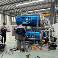 Stérilisateur industriel de cornue de viande en boîte à vapeur d'autoclave horizontal automatique