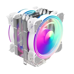 Single Tower CPU Cooler 6 Heat Pipes Compatible LGA 1150 1151 1155 1156 1200 1700 AM4 AM5 RGB ARGB <b>Fans</b> for <b>Computer</b> CPUs - Product Image 3