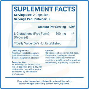 Capsule di Glutatione ad Alta Concentrazione China-Herb: Aiutano a Ridurre le Macchie Scure, Uniformare il Tono <span class=keywords><strong>della</strong></span> Pelle, Disintossicare il Corpo e Migliorare la Bellezza Naturale - Product Image 2