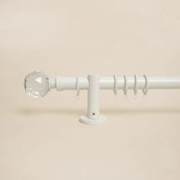 Rail de rideau moderne en acier au carbone, long, simple, diamètre 1 pouce, longueur personnalisable, accessoires décoratifs de luxe légers