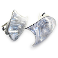 Pour BMW série 3 E46 2D 1998-2001 paire blanc/jaune indicateur clignotant coin lumière lampe 63126904299 63126904230
