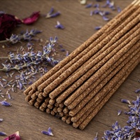 Bâtons d'encens naturels roulés à la main en gros d'usine, à la rose, à l'osmanthus et au bois de santal, épais, longue durée, pour toutes les saisons, pour usage en intérieur
