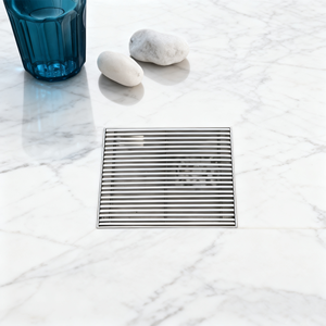 Desagüe de piso de acero moderno de 6 pulgadas Calidad <span class=keywords><strong>superior</strong></span> 10x10cm Desagüe de piso de ducha cuadrado Trampa de piso con colador extraíble - Product Image 2