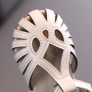 NOVEDAD DE VERANO 2024, sandalias para niñas, zapatos antideslizantes de suela blanda para caminar, sandalias Baotou de alta calidad - Product Image 4