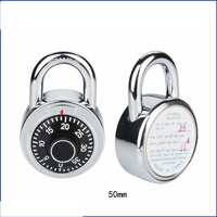 Cadenas à combinaison mécanique en métal de bonne qualité pour boîte à outils, casier d'école, casier d'étudiant, armoire de gym