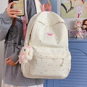 Mochila de gran capacidad estilo niña para estudiantes de secundaria - mochila versátil para uso escolar - Product Image 3