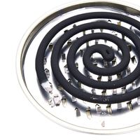 Cendrier portable pour spirale anti-moustiques avec couvercle, équipement portable, cendrier pour spirale anti-moustiques avec couvercle