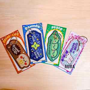 พวงกุญแจทอผ้าแบบกำหนดเอง ผลิตในจีน พวงกุญแจโลโก้แบบกำหนดเอง ป้ายปักลาย ป้ายเย็บติด พวงกุญแจ - Product Image 6