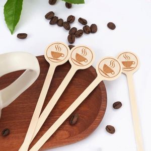 ไม้คนกาแฟแบบใช้แล้วทิ้ง ดีไซน์ทันสมัยเรียบง่าย สำหรับใช้ในบ้าน พร้อมหัวกลมแบบแขวนตกแต่ง - Product Image 4