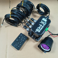 Yeni Kablosuz Kumanda Cihazı VU4 SPT Hava Süspansiyonu 12Vdc 1/4npt 3/8npt 4 Köşeli Solenoid Valf Ünitesi Göstergeli 5 Sensörlü Manifold 2 Yıl Garantili