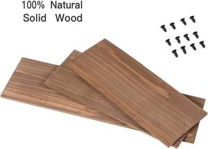 Estantes flotantes resistentes de hierro forjado doble, estante decorativo de Metal de madera para sala de estar, dormitorio, baño, bolsa de garaje, maceta - Product Image 4