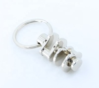 Porte-clés personnalisé en forme de vilebrequin 3D, modèle de pièce de moteur, porte-clés, cadeau pour les passionnés d'automobile, vente en gros
