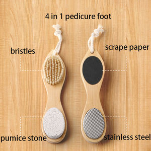 <span class=keywords><strong>Lime</strong></span> à pied écologique 4-en-1 dissolvant de peau morte de callosités épurateur de pédicure outil exfoliant brosse à ongles en <span class=keywords><strong>pierre</strong></span> <span class=keywords><strong>naturelle</strong></span> - Product Image 4