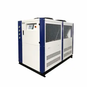 Système refroidi à l'eau de refroidisseur d'air industriel du glycol 20HP pour la machine en plastique d'injection
