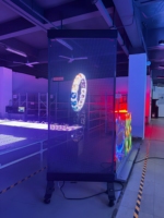 Pantalla LED Transparente para Póster, Pantalla Holográfica Invisible con 80% de Transparencia para Escaparates de Tiendas de Ropa, Señalización Digital