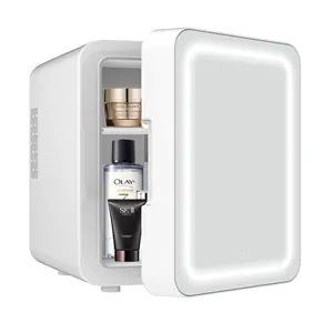Kulkas Mini Universal, Kulkas Mini dengan Freezer Mini-Refrigerator-With-Lock-And-Key, Mini, Makeup, Kulkas Portabel, Refrig