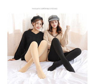 Medias cálidas con forro polar de invierno de nuevo diseño de moda 2023, ajustadas para <span class=keywords><strong>mujer</strong></span> - Product Image 6