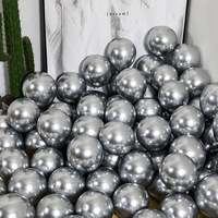 Ballons en latex métallisé de 10 pouces en gros - Couleur or pour fêtes d'anniversaire, mariages, décorations de chambres nuptiales, décors de scène