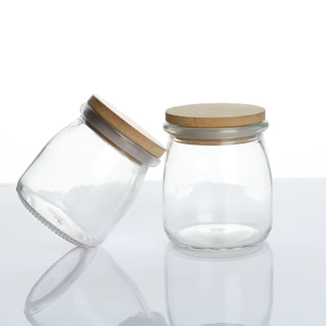 <span class=keywords><strong>Mini</strong></span> pots en verre vides de 200 ml (7 oz) pour yaourt, pudding, ou comme pots à <span class=keywords><strong>miel</strong></span>, avec couvercles en liège, pour cadeaux de mariage - Product Image 3