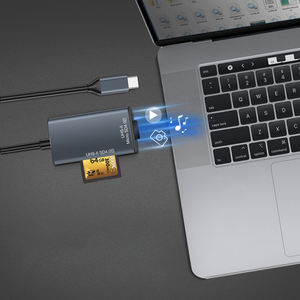 USB-C Dual-Slot-Kartenleser für SD 4.0 und <span class=keywords><strong>microSD</strong></span> UHS-II Hochgeschwindigkeits-<span class=keywords><strong>OTG</strong></span>-Adapter für Laptop Handy Kamera Speicherkartenleser - Product Image 3