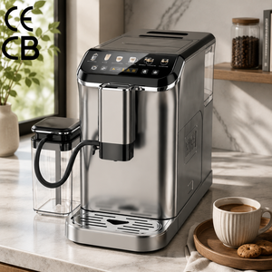 Cafetera Espresso Profesional Inteligente Súper Automática con Certificación CE CB, Molinillo Integrado, Cafetera de Granos a Taza - Product Image 1