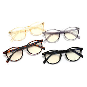 Monture de lunettes ovale classique en TR90, verres PC anti-lumière bleue, monture complète réglable, fabriquée à Wenzhou - Product Image 2
