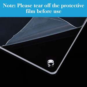 طاولة عرض متدرجة من الأكريليك الشفاف ، حامل بإطار علوي ، مجموعة بطاقات بيسبول ، عرض لألواح بطاقات الصف - Product Image 3